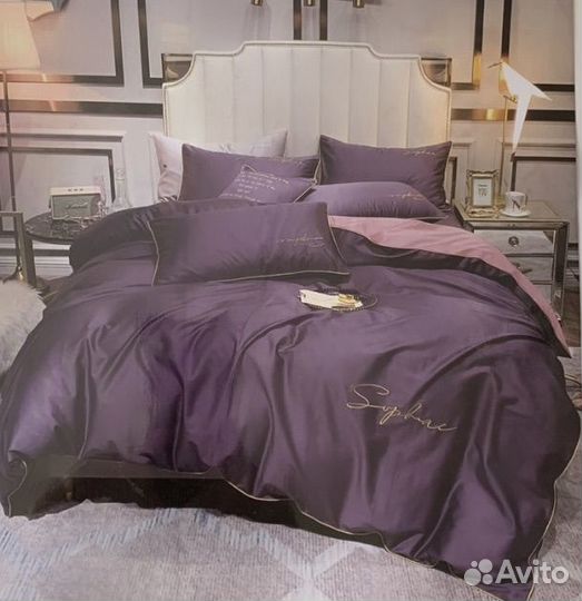 Постельное белье евро новое 2-х спальный