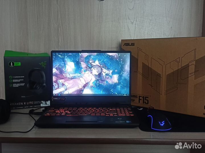 Игровой ноутбук asus TUF gaming F15 FX506HCB