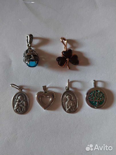 Подвески из серебра