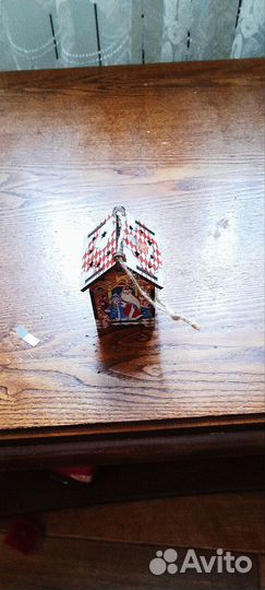 Ёлочка игрушка в виде домика (светящиеся )