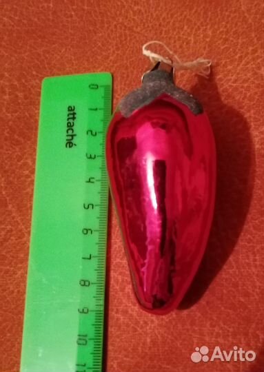 Елочн. игрушки СССР Зайчики,Изба,Перец,Колокольчик