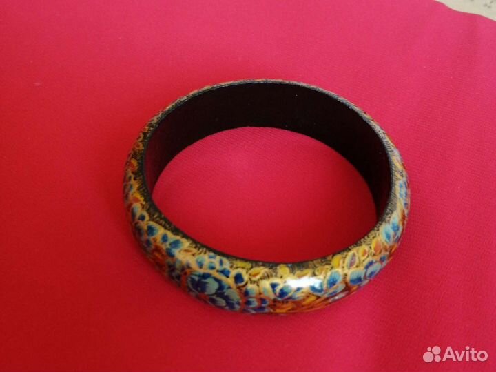 Браслет индийский деревянный винтаж