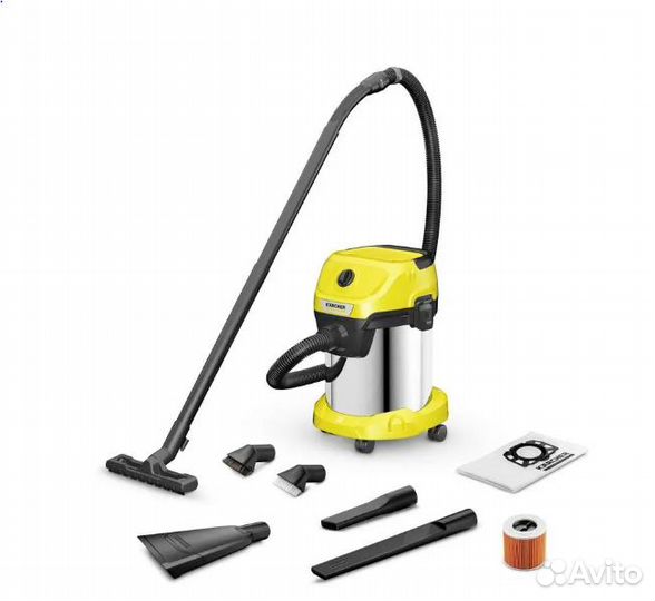 Хозяйственный пылесос Karcher WD 3 S V-17/6/20 CAR