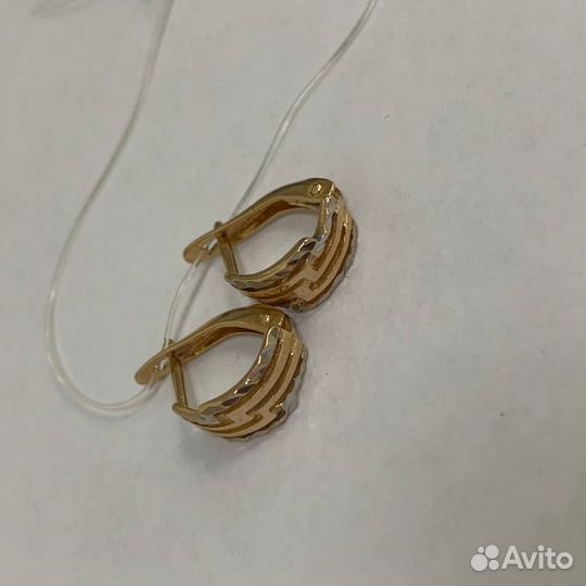 Серьги золотые 585