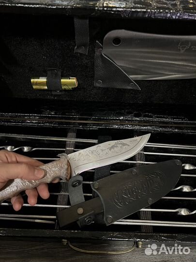 Набор шампуров в кейсе