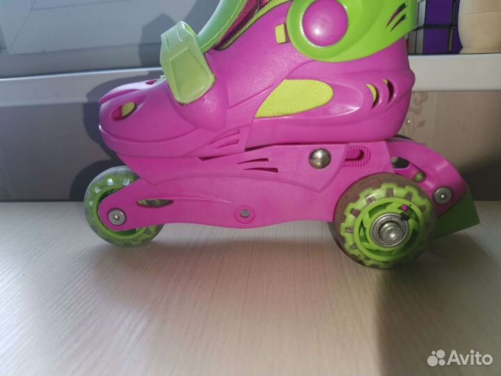 Роликовые коньки детские раздвижные