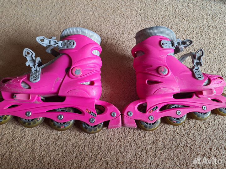 Роликовые коньки детские раздвижные 33 36