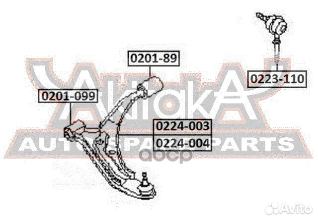 Сайлентблок рычага nissan primera/maxima -01