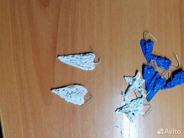 Серёжки из 3d ручки