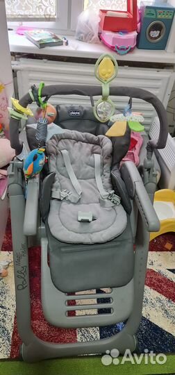 Стульчик для кормления детский Chicco polly magic