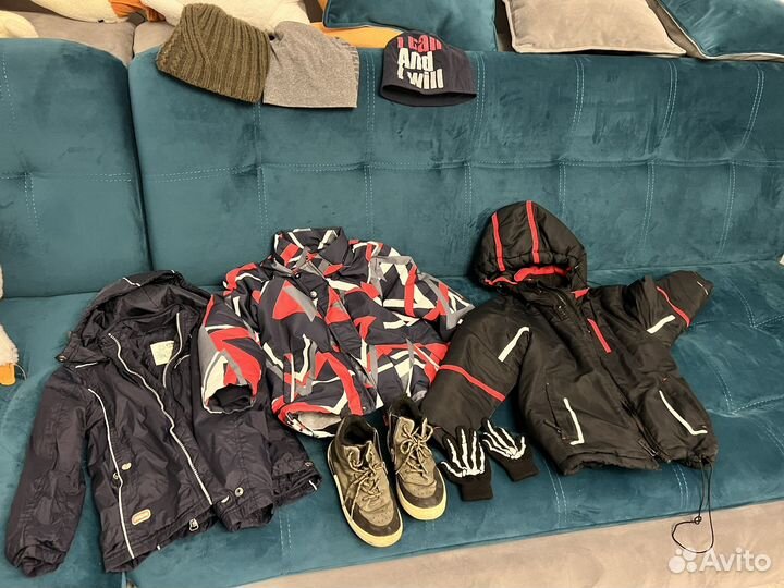 Куртки пакетом на мальчика 128