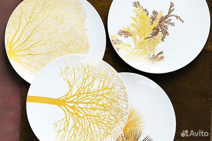 Набор тарелок Singapore, белый, Фарфор, 4 шт