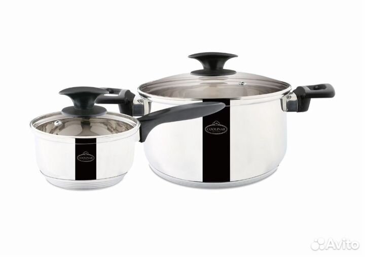 Набор кастрюлей Coolinar, 4 предмета