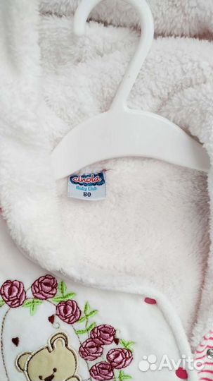 Теплые вещи на девочку 68-80