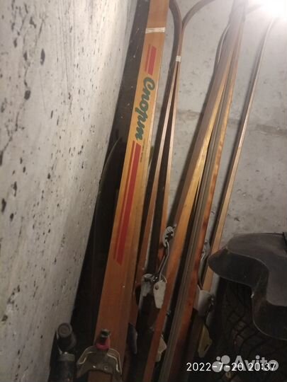 Лыжи деревянные СССР