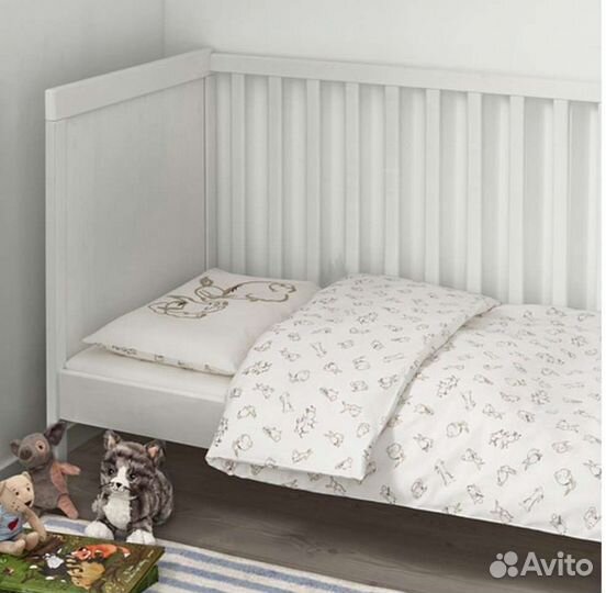Детское постельное белье IKEA для новорожденных