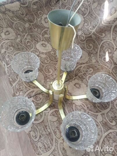 Люстра потолочная бу