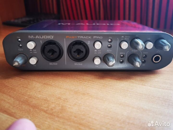 Внешняя звуковая карта M Audio Fast Track Pro