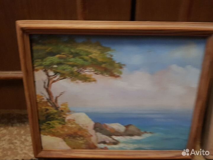 Три картины маслом (продаются одним лотом)