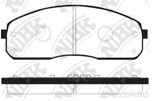 Колодки тормозные KIA bongo 07- 2.7/2.9 перед