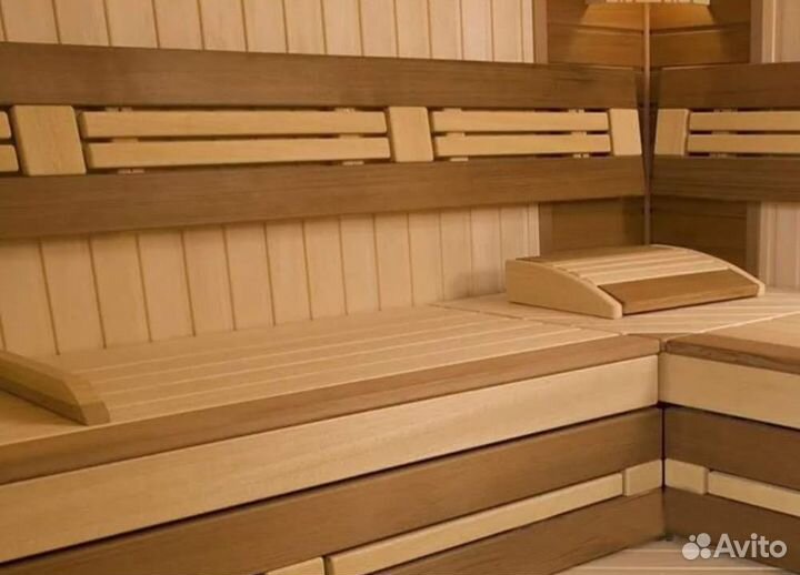 Полок в баню из липы и термолипы