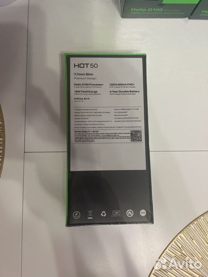 Infinix Hot 50 4G, 6/256 ГБ