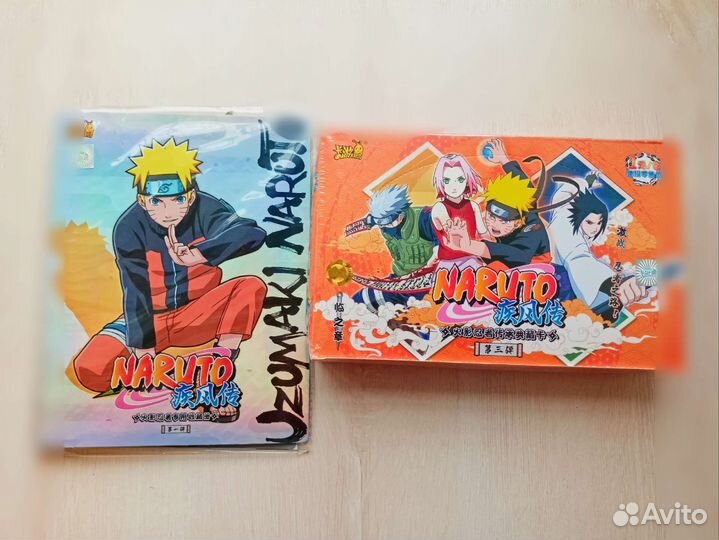 Бокс с карточками Наруто от Kayou и альбом