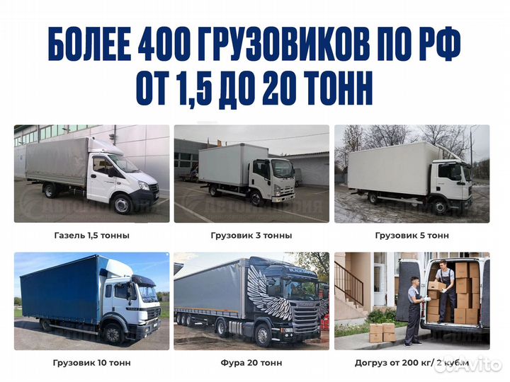 Грузоперевозки межгород грузчики переезд, газель