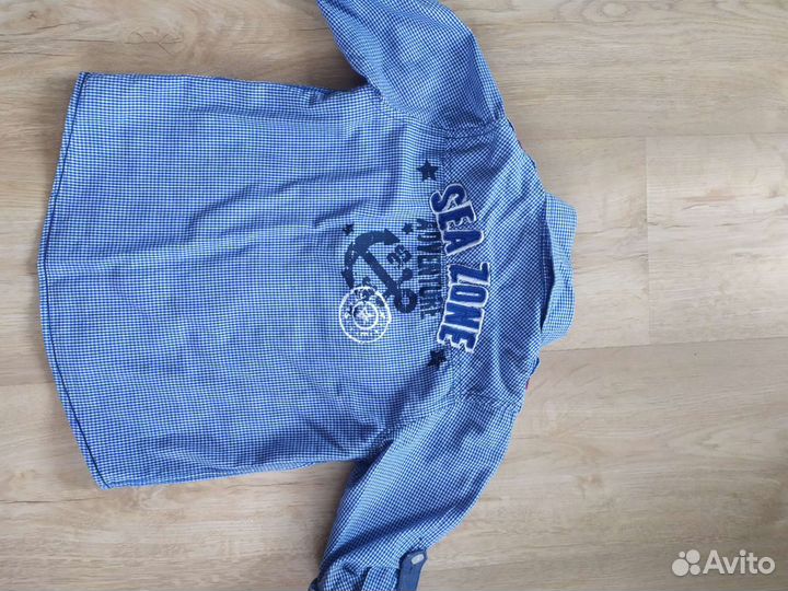 Рубашка и джинсы на мальчика