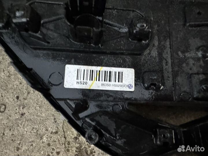 Решетка хендэ солярис 2 темный хром hyundai