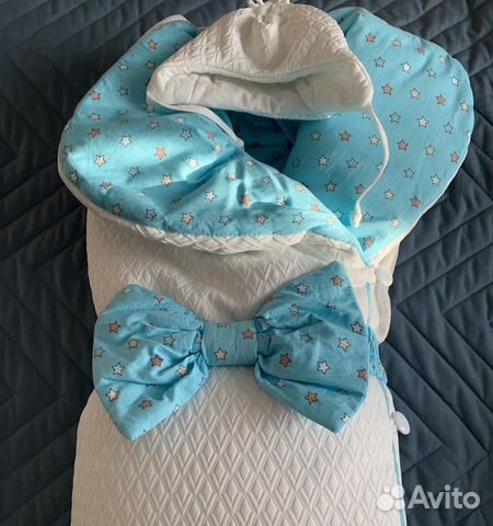 Конверт на выписку для мальчика осень-зима