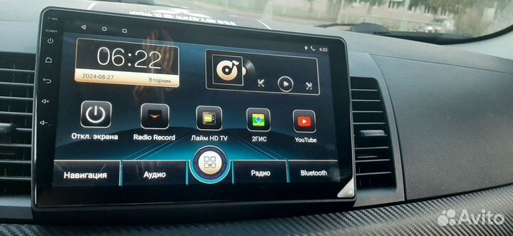Автомагнитола митсубиси лансер10