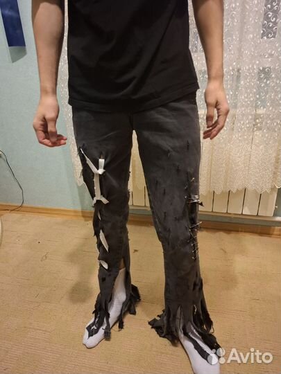 Opium джинсы архив rick owens клеш swag viperr