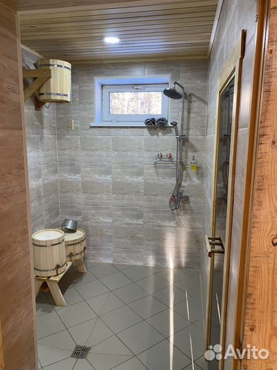 Русская Баня на дровах, бассейн, беседка