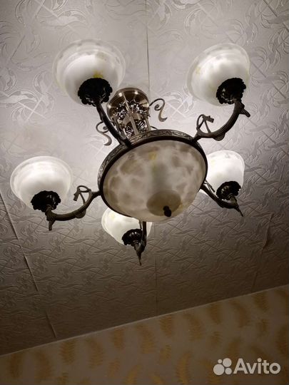 Люстра потолочная бу