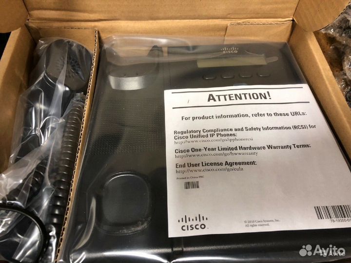 IP-телефон Cisco CP-6921-C-K9 HE Китай/1шт/Новый