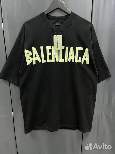 Balenciaga футболка оверсайз унисекс (топ 2024)