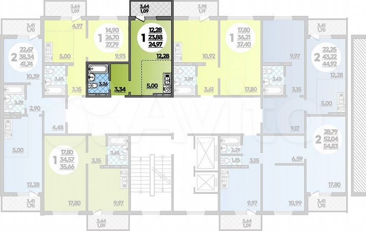 Квартира-студия, 25 м², 9/16 эт.