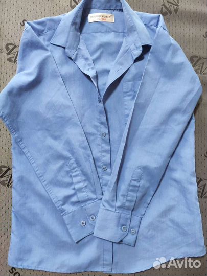Рубашка синяя на мальчика