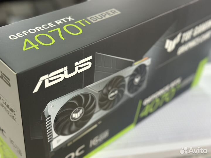 Видеокарта Новая Rtx 4070 ti super 16Gb TUF Asus