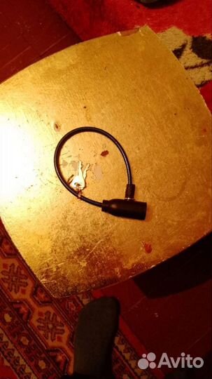 Гибкий замок для велосипеда с ключами