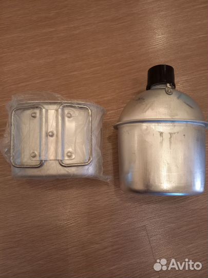 Продам алюминиевую фляжку+котелок