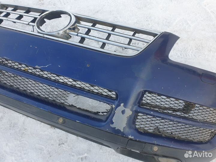 Бампер передний в сборе Touareg 1 Туарег дорестайл