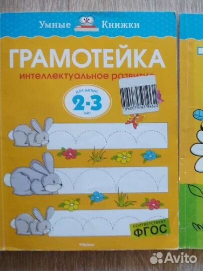 Земцова 2-3года Умные книжки