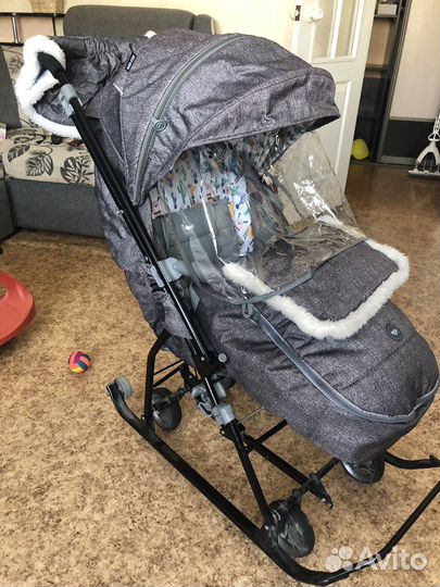 Санки коляска ника