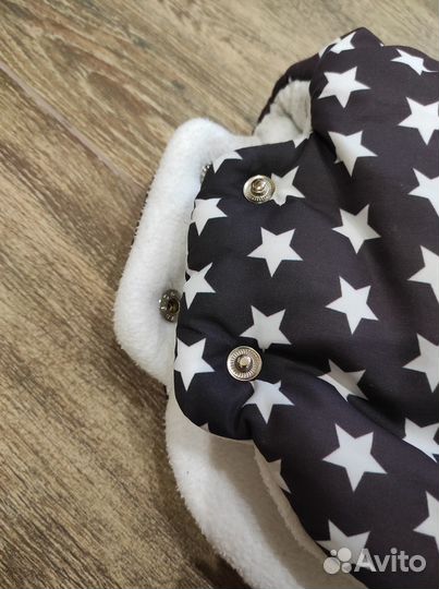 Муфта-варежки на коляску