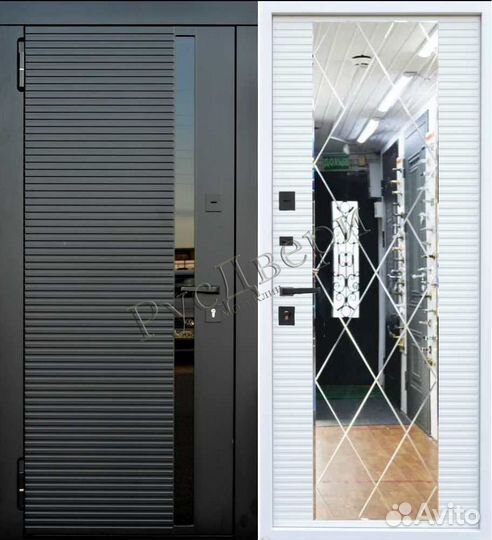 Современная металлическая дверь в квартиру и дом