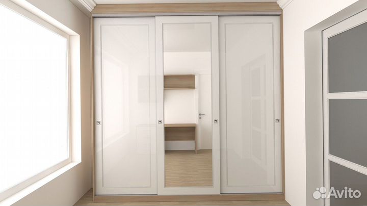 Шкаф купе 4 дверный
