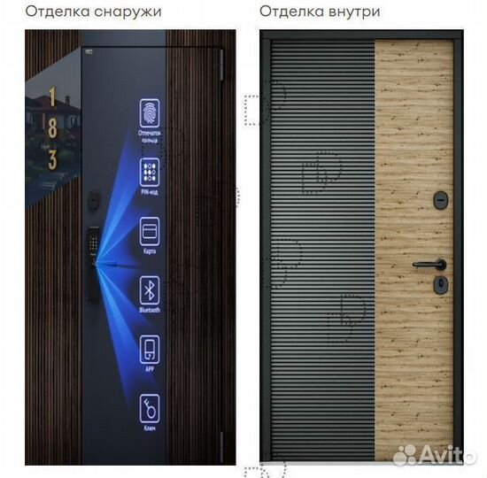 Умная металлическая входная дверь с Алисой