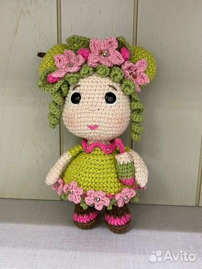 Куклы интерьерные, вязаные